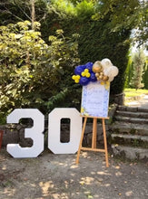 Naložite sliko v pregledovalnik galerije, Welcome board stojalo z baloni pleksi krogom in stojalom za izposojo