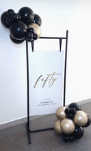 Naložite sliko v pregledovalnik galerije, Welcome board stojalo z baloni pleksi krogom in stojalom za izposojo