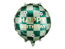 Naložite sliko v pregledovalnik galerije, BALON HAPPY BIRTHDAY FUZBAL 35cm
