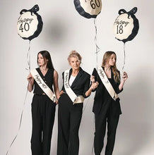 Naložite sliko v pregledovalnik galerije, BALON HAPPY BIRTHDAY 60 BOW 47cm
