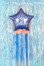Naložite sliko v pregledovalnik galerije, BALON STAR HAPPY BIRTHDAY NAVY BLUE 40cm
