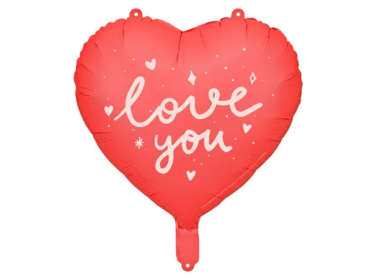 BALON SRČEK LOVE YOU